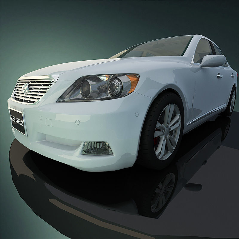 LEXUS460 suzuki sedan 3D model_4