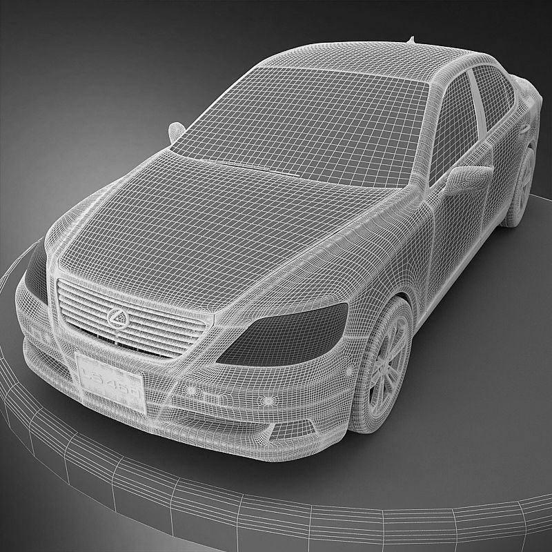 LEXUS460 suzuki sedan 3D model_16
