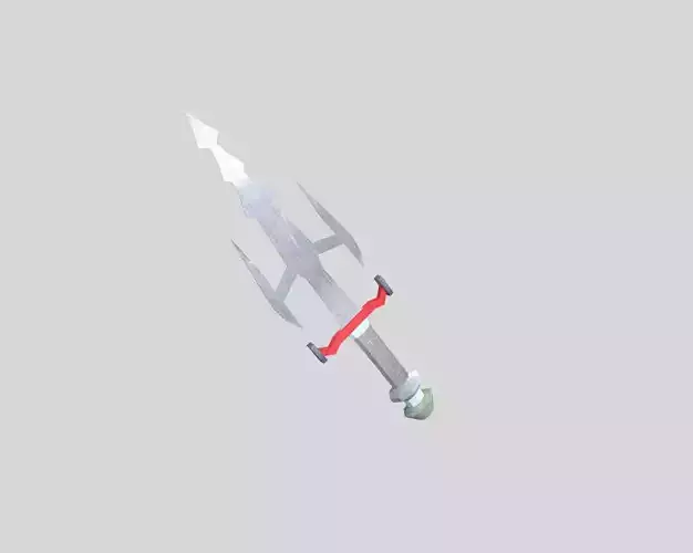 low poly fantasy dagger 2