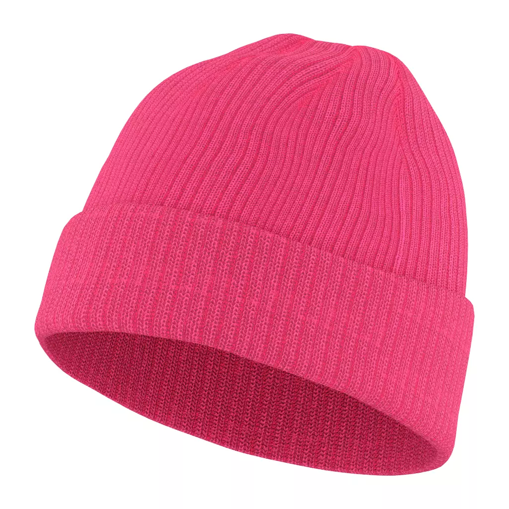 Pink Beanie Winter Hat Low-poly 3D model