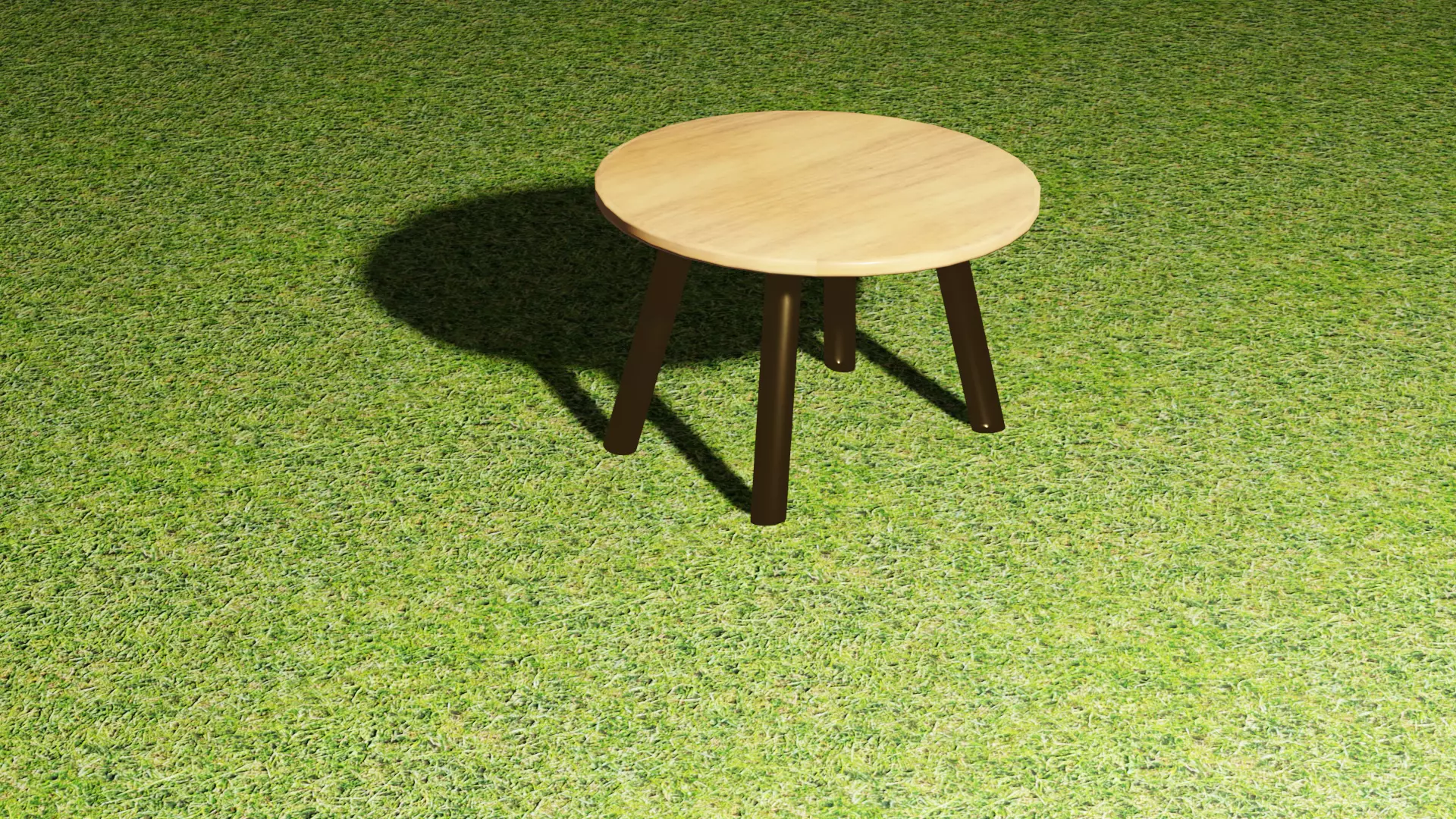 round table and dining chair model 3D model