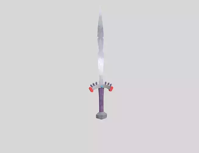 low poly fantasy sword 1