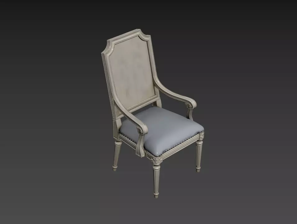 132- Chinese Style Scene - Free 3D Model of Chair 2 Free 3D model