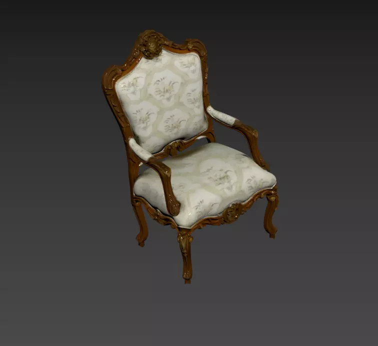 135- Chinese Style Scene - Free 3D Model of Chair 5 Free 3D model