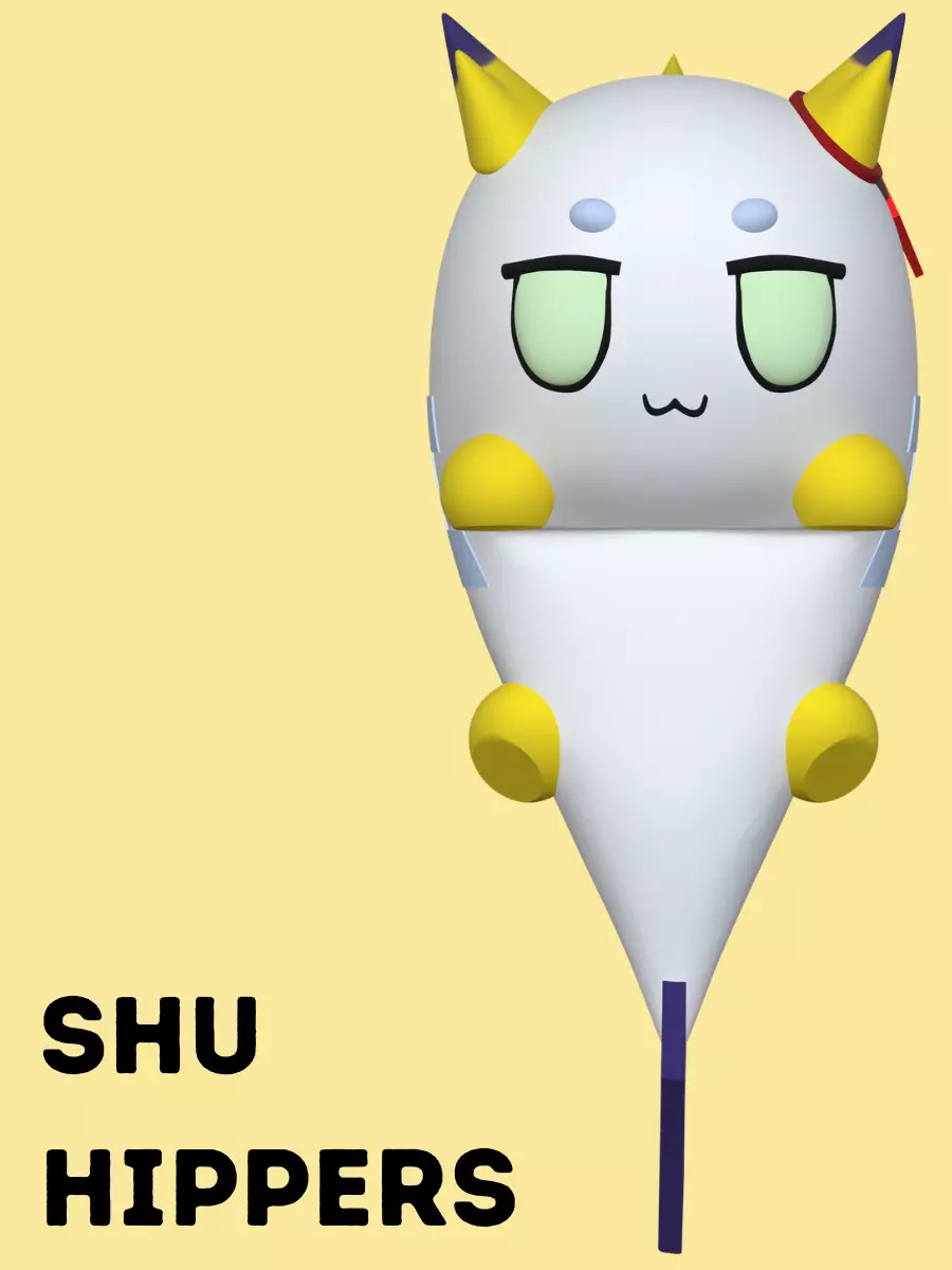 Arknights Shu Bean hippers phone accessory 3D print model
