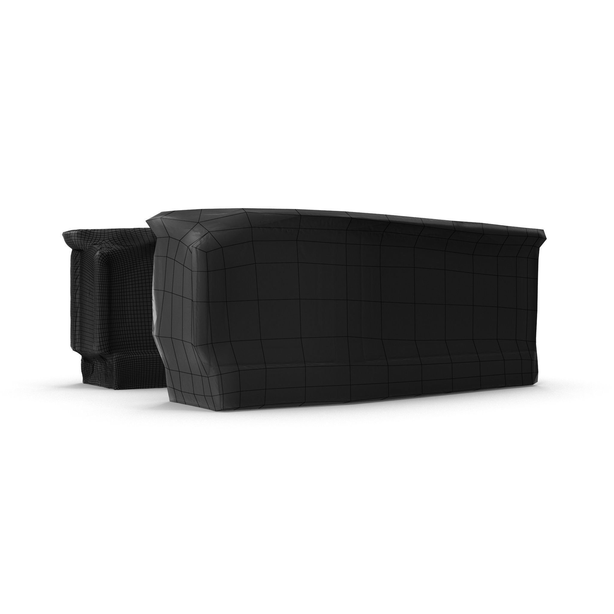 Grave 03 - High and Low Poly Versions Low-poly 3D model_25