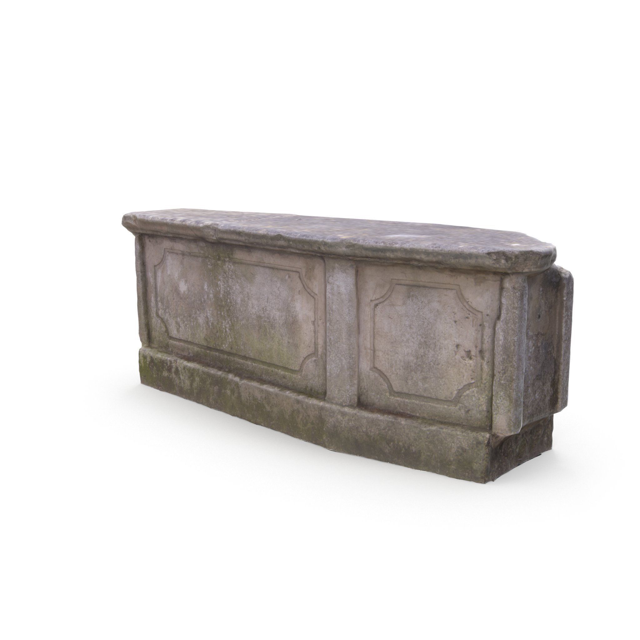 Grave 03 - High and Low Poly Versions Low-poly 3D model_15