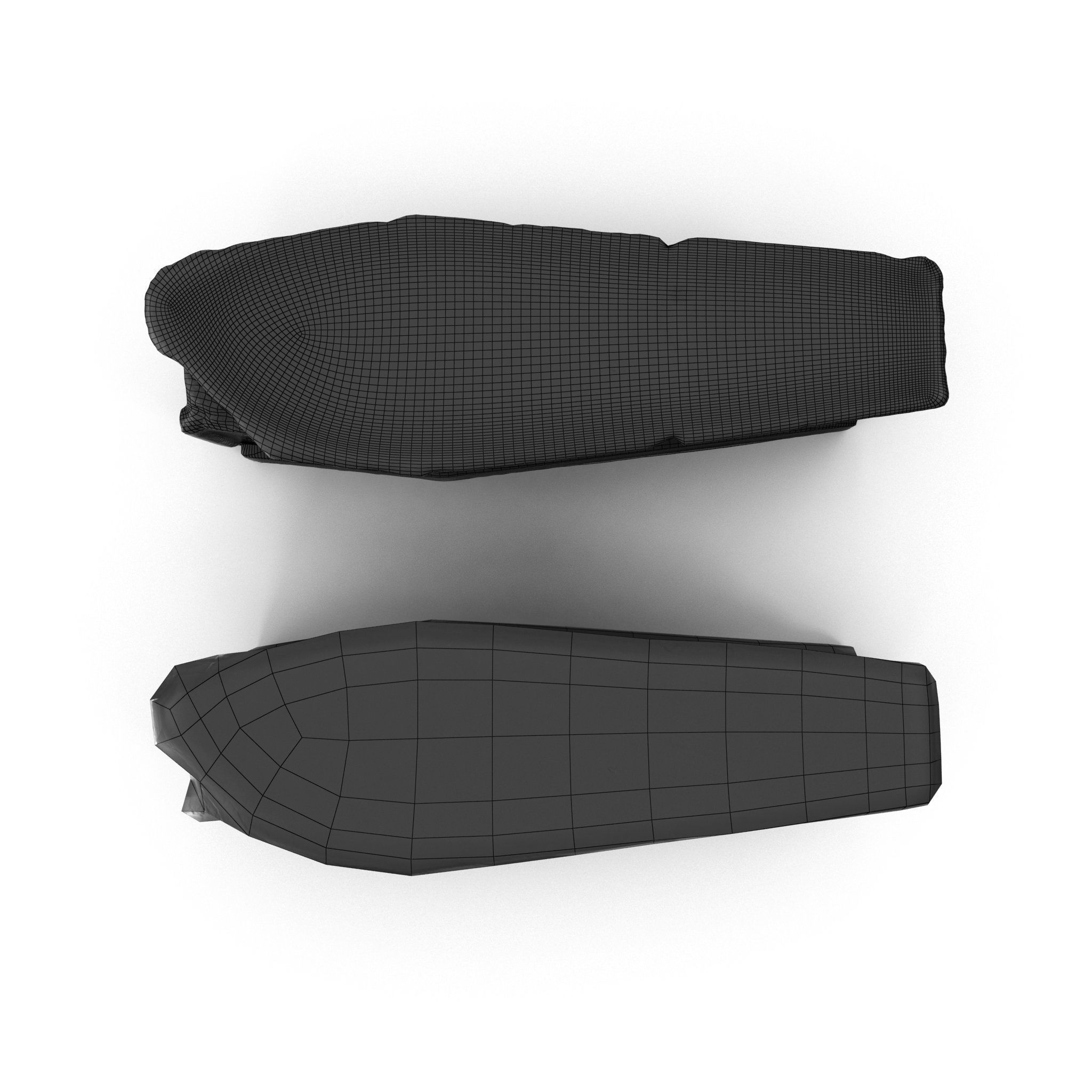 Grave 03 - High and Low Poly Versions Low-poly 3D model_17