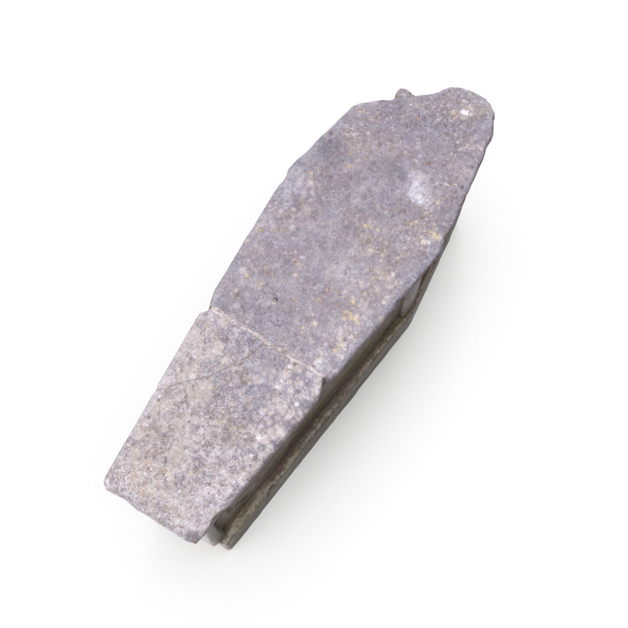 Grave 03 - High and Low Poly Versions Low-poly 3D model_1