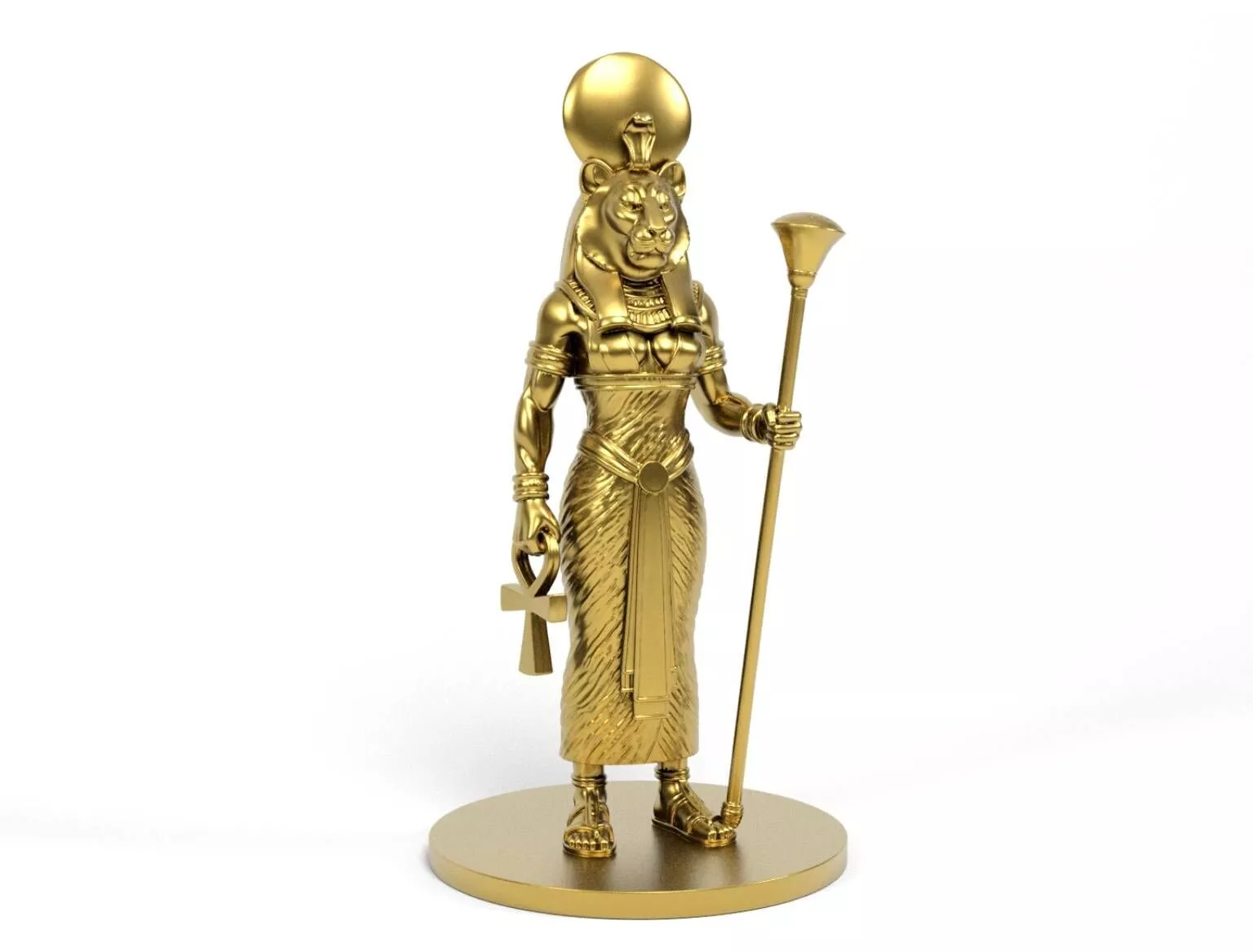 Goddess Sekhmet 3D print model