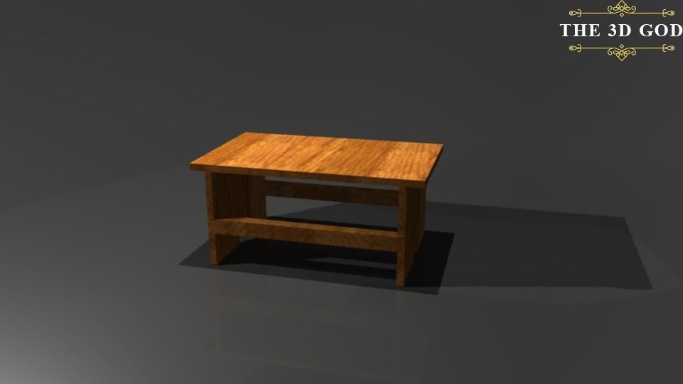 Kitche Stool 3D model_2