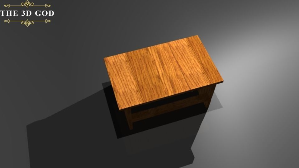 Kitche Stool 3D model_1