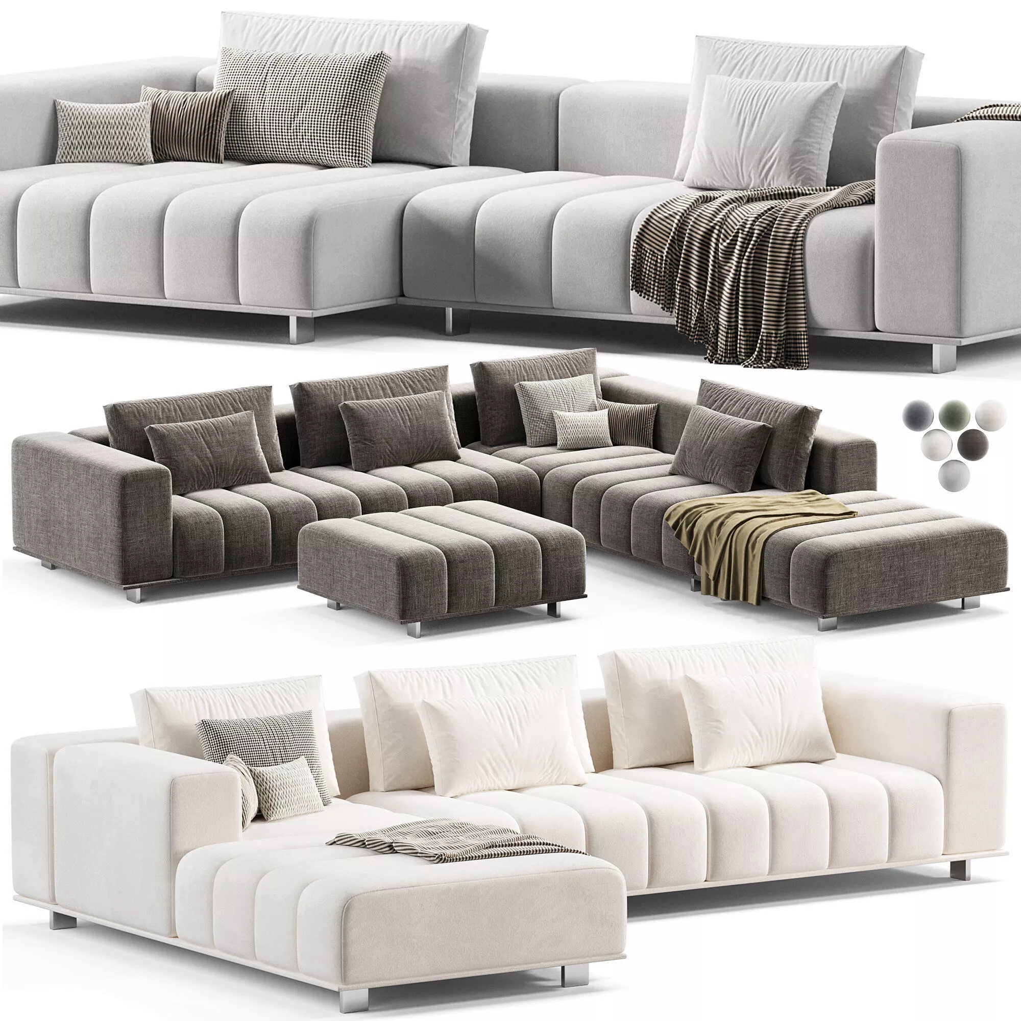 Minotti Goodman Sofa 3D model