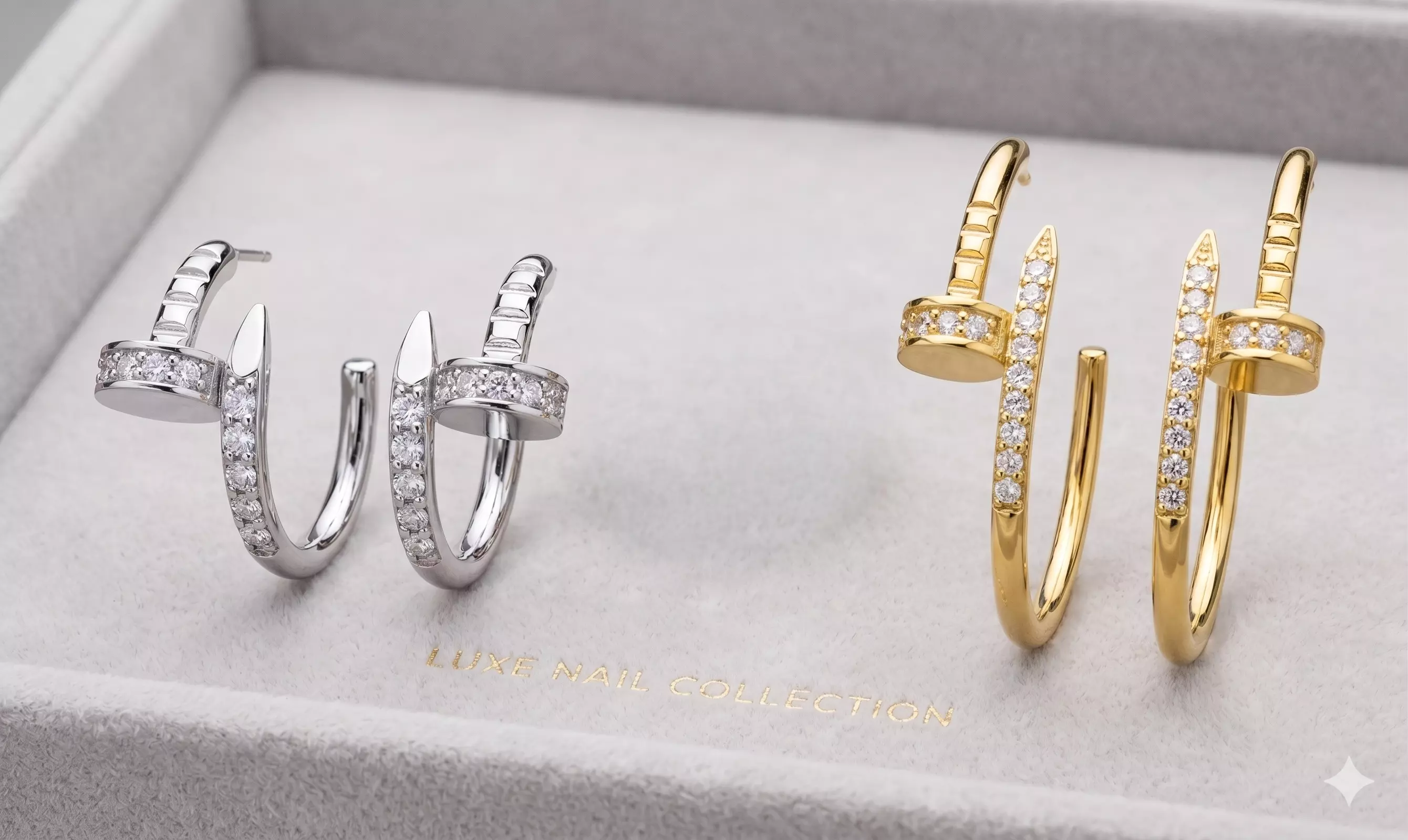 tiffany C curve earing bigsize 30mm smallsize 16mm 3D print model
