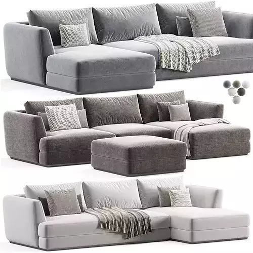 Modular sofa Morty by Lavsit 3D model 3