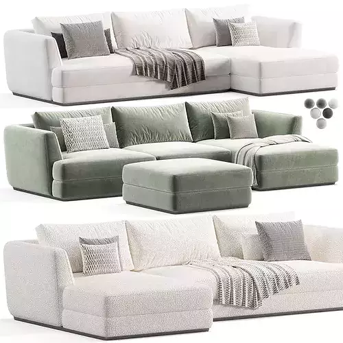 Modular sofa Morty by Lavsit 3D model