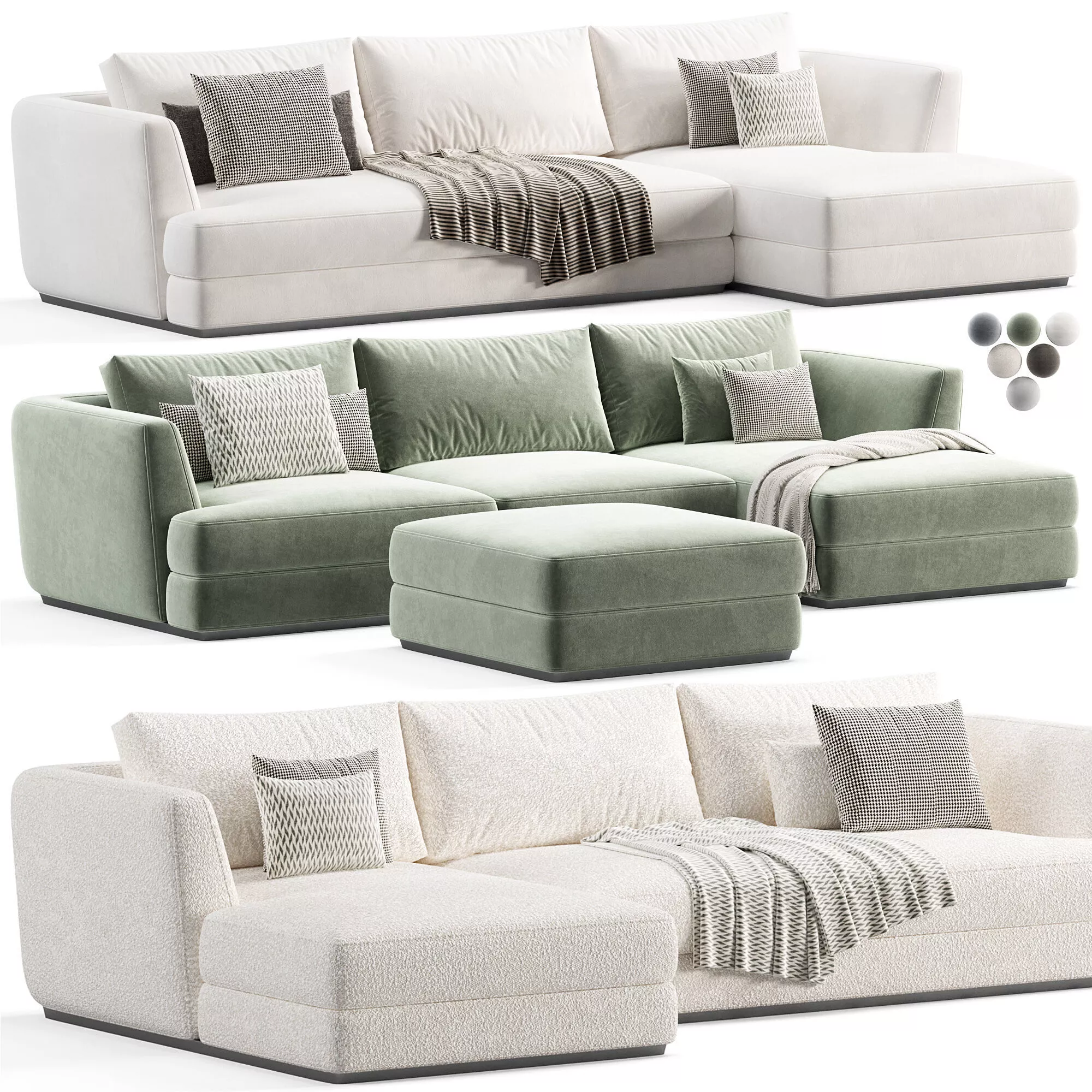 Modular sofa Morty by Lavsit 3D model