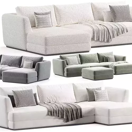 Modular sofa Morty by Lavsit 3D model 5