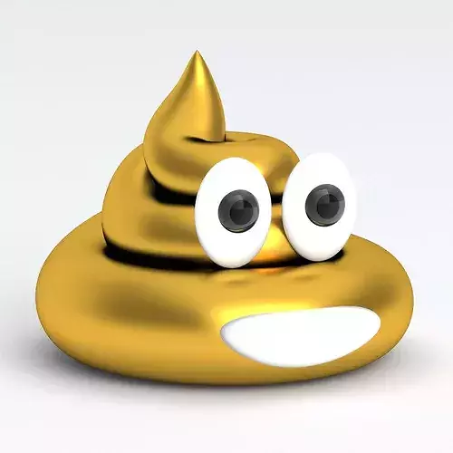 The Smiling Poop Gold