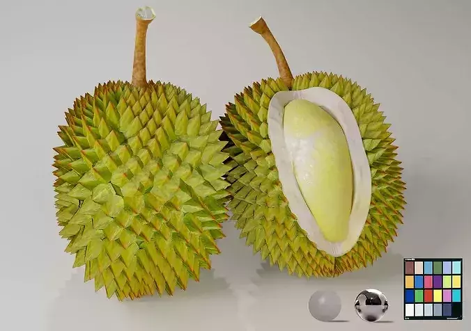 Realistic Fruits Collection 3D Models Pack PBR Food Assets Low-poly 3D model 6