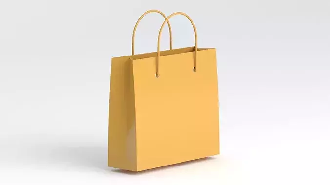 Brown Pepper Bag 3D model 3