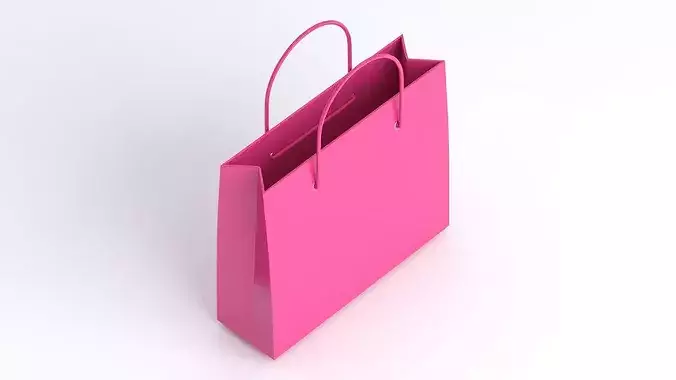 Pink Pepper Bag 3D model 5