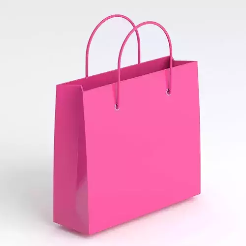 Pink Pepper Bag 3D model