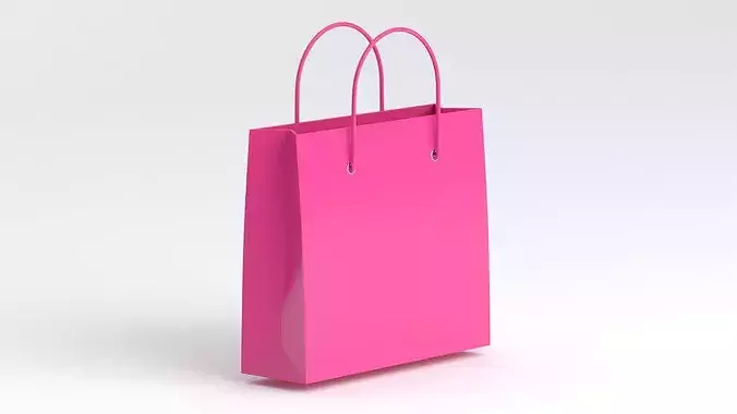 Pink Pepper Bag 3D model 3