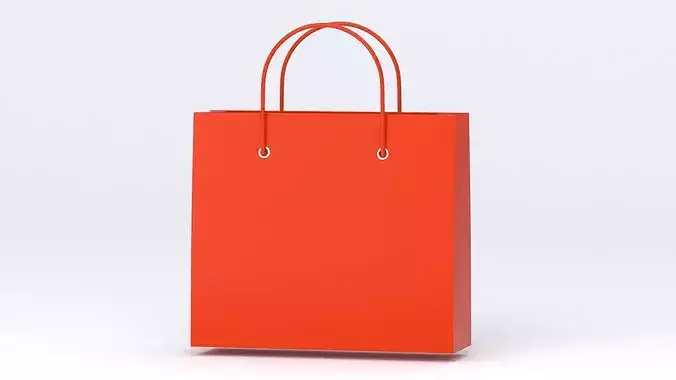 RED Pepper Bag 3D model 6