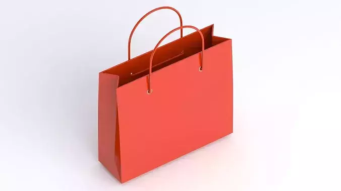 RED Pepper Bag 3D model 2