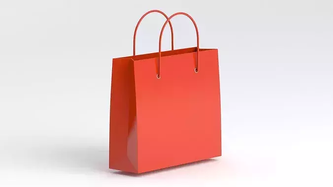 RED Pepper Bag 3D model 3
