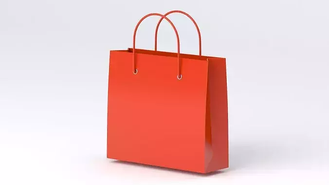 RED Pepper Bag 3D model 4