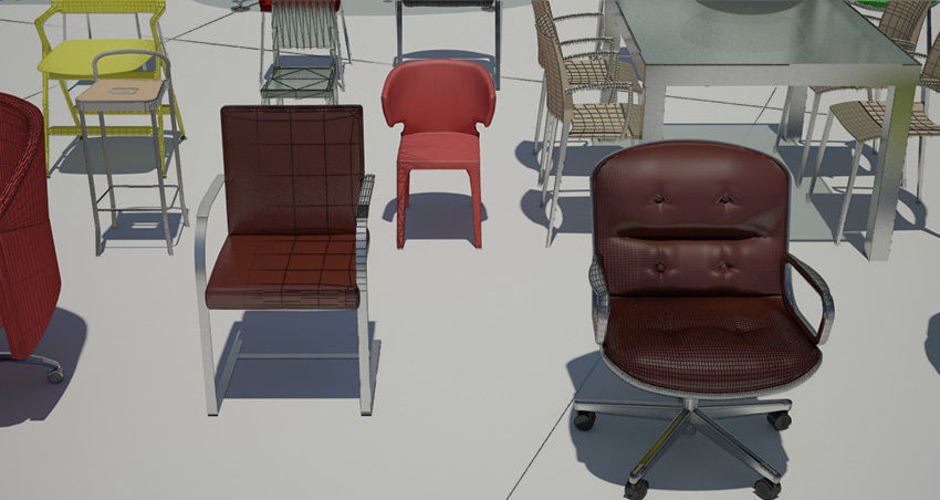 31 Furniture 3d Models Collection 3D model_2