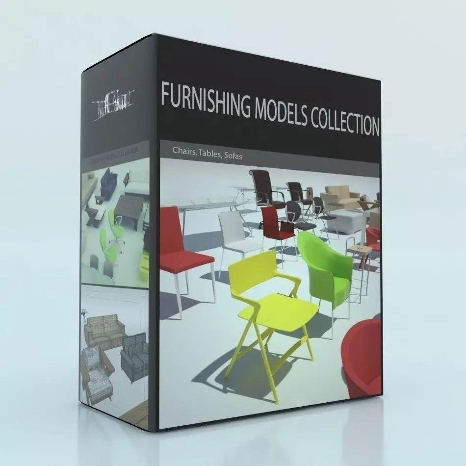 31 Furniture 3d Models Collection 3D model_0