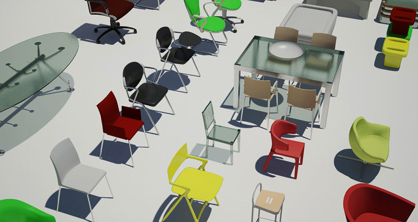 31 Furniture 3d Models Collection 3D model_3