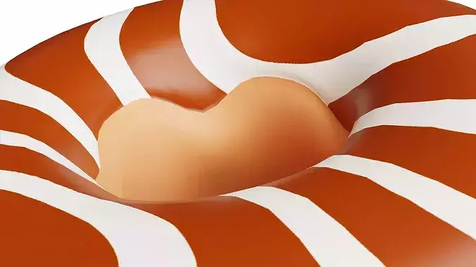 Donut Cartoon Stylized 3D model 5