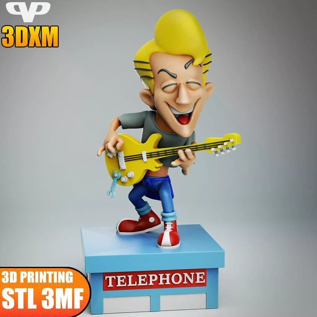 Bill - Bill and Ted Chibi STL 3MF for 3D Printing 3DXM ChibiSTL 3D print model