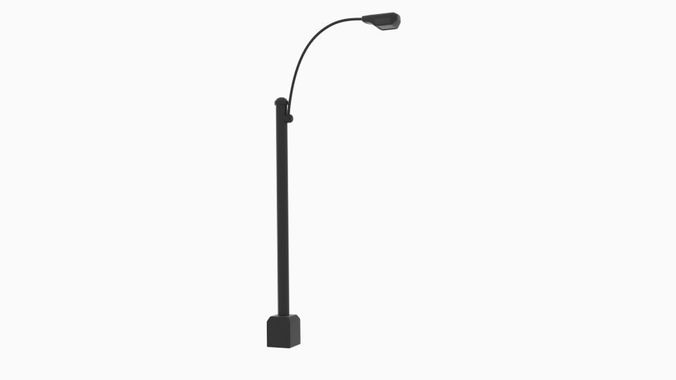 The Noun Project Street Light Low-poly 3D model