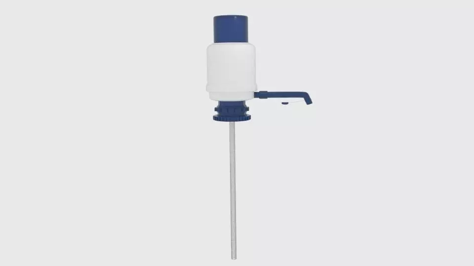 Bottle Hand Push Dispenser Low-poly 3D model