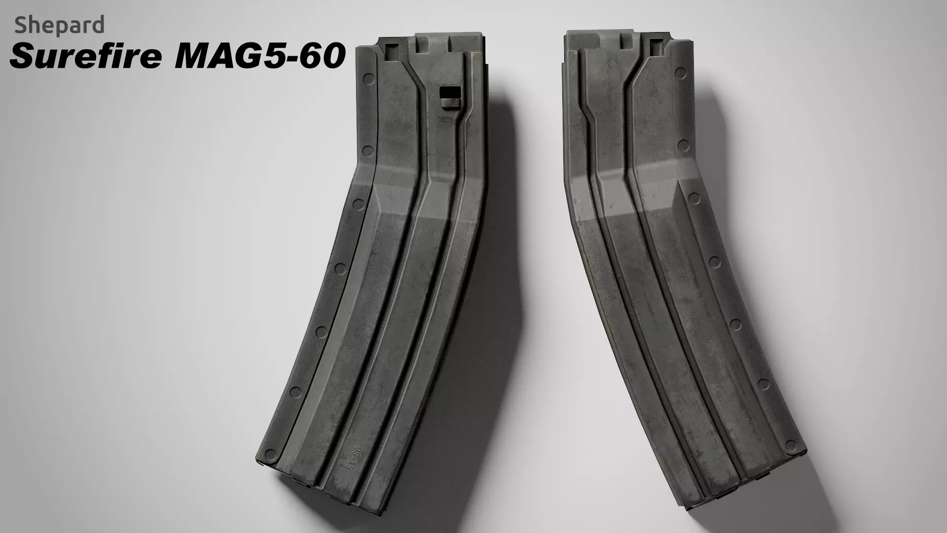 Surefire MAG5-60 Low-poly 3D model