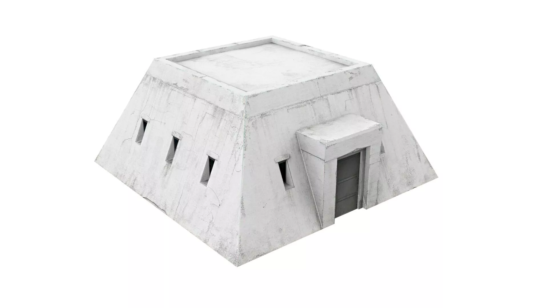 old bunker Low-poly 3D model
