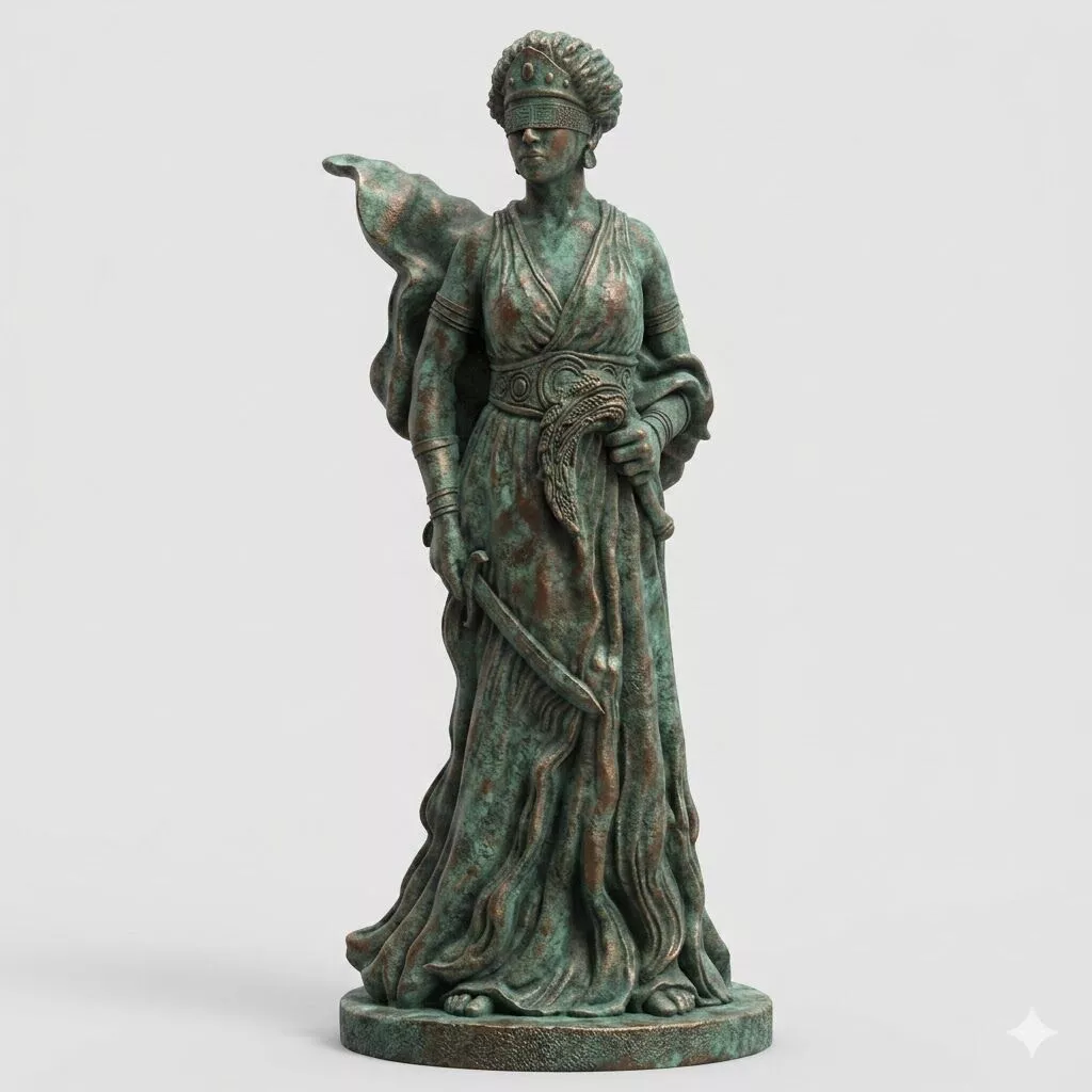 Iansa Oya 3D Printable Sculpture Afro Brazilian Orixa STL Model 3D print model