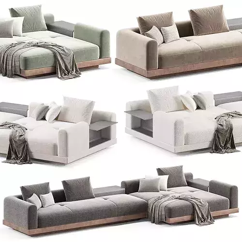 Minotti Connery Sofa 3D model 5