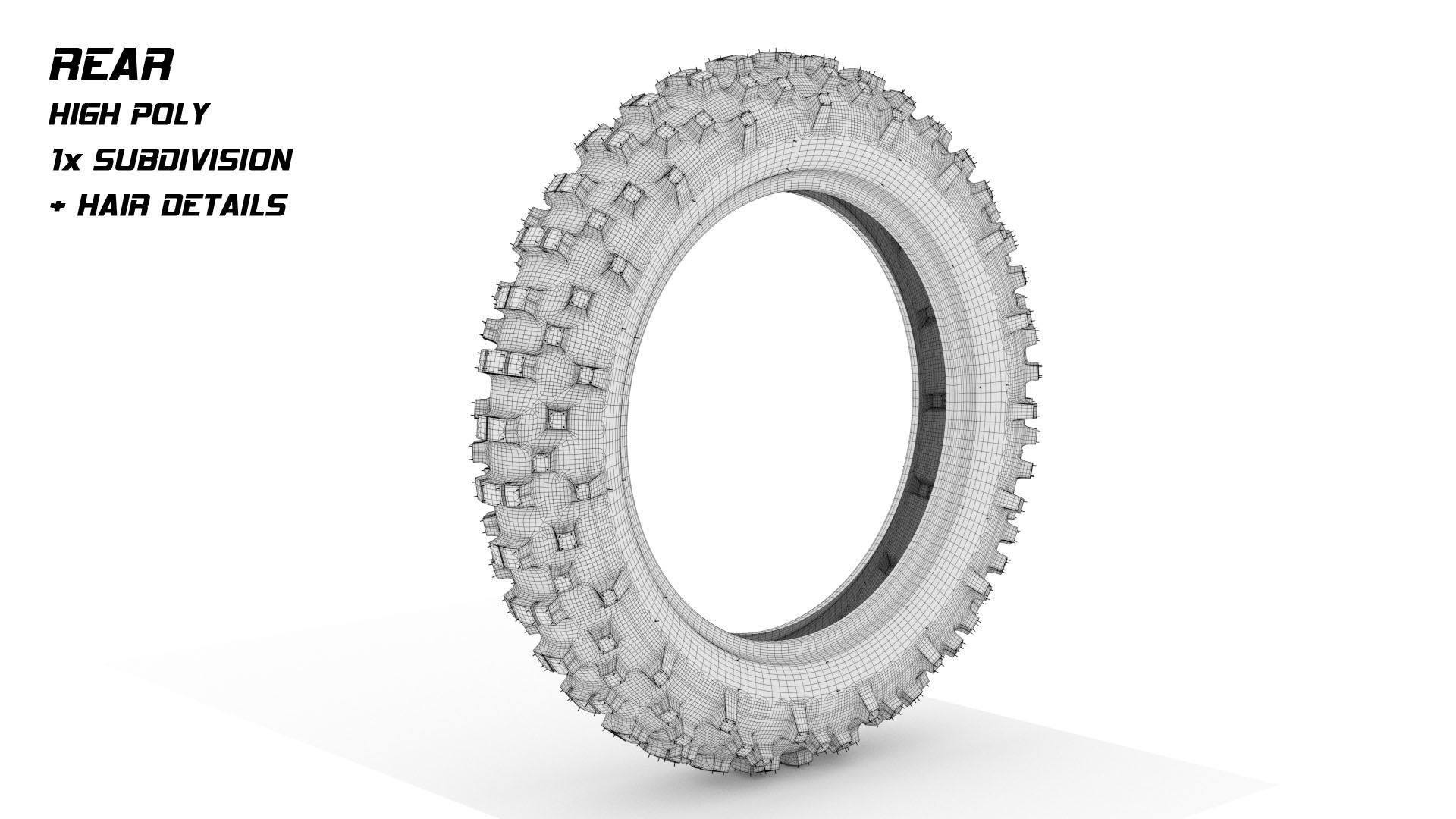 Metzeler Enduro Tires FIM 3D model_18