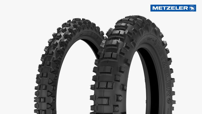 Metzeler Enduro Tires FIM 3D model