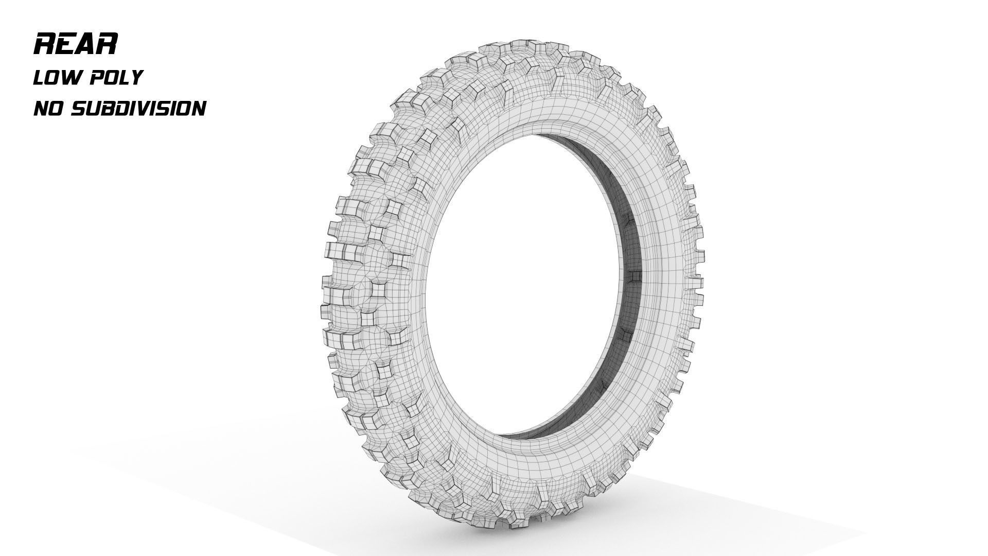 Metzeler Enduro Tires FIM 3D model_17