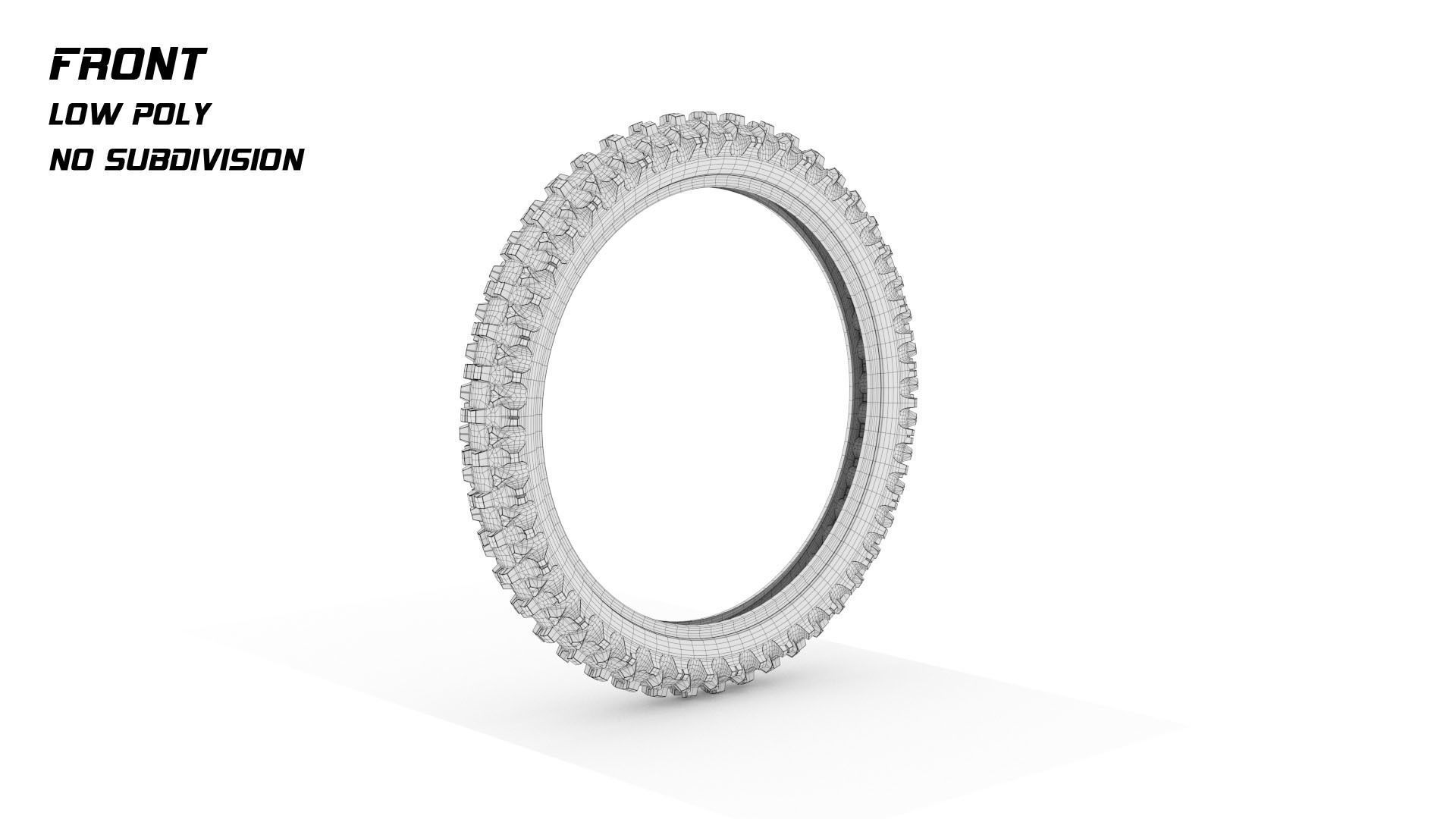 Metzeler Enduro Tires FIM 3D model_15