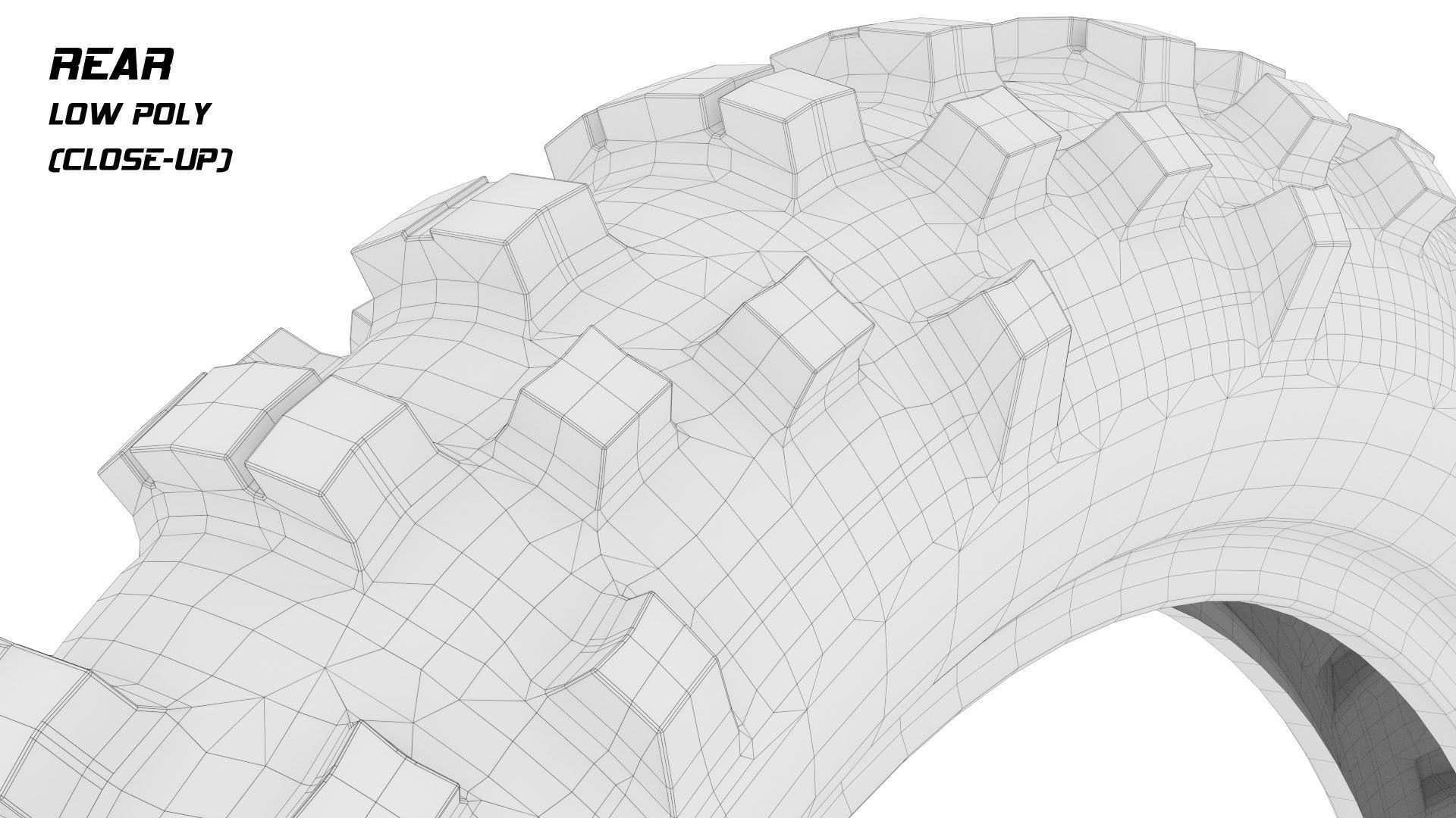 Metzeler Enduro Tires FIM 3D model_13