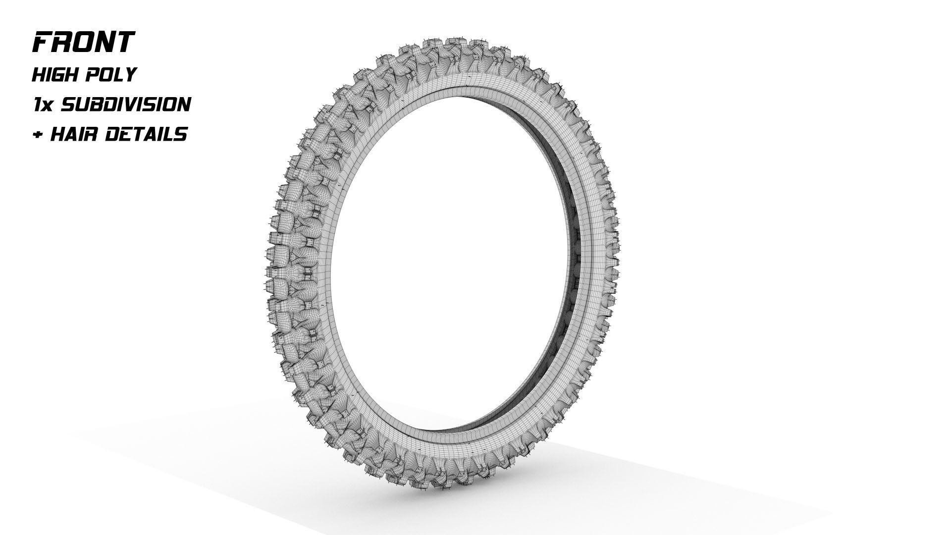Metzeler Enduro Tires FIM 3D model_16