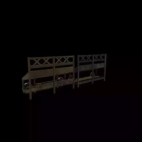 vegetable display stand 3D model 7
